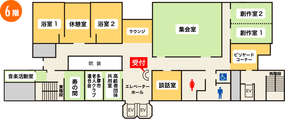 １階フロアマップ